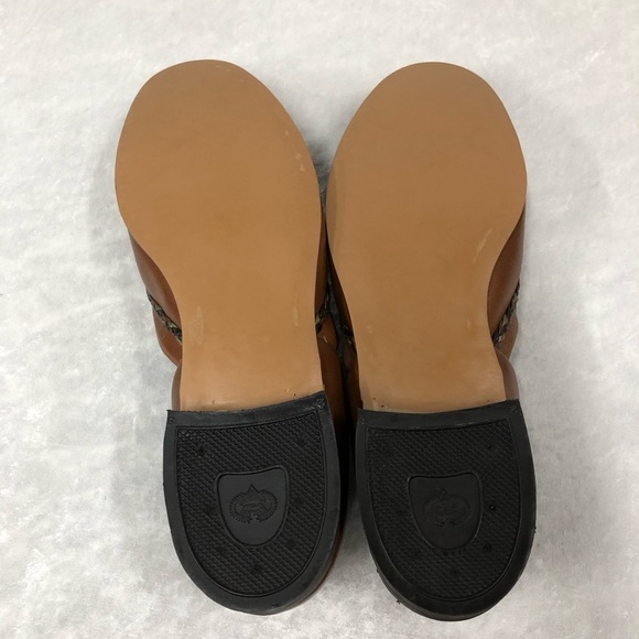 Vintage Evans Standard Braid Leather House Shoes Slippers Men 2035 size 10 main image 11